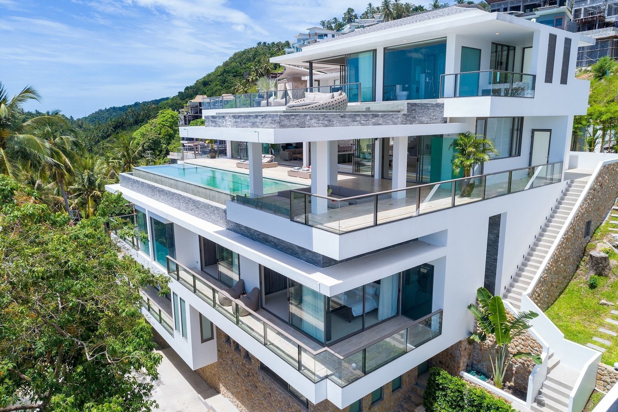 Villa One - New Luxury Sea View Villa Csaveng-part Kültér fotó